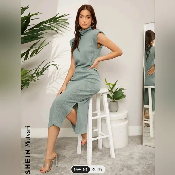 bottle green formal dress LaDivine 7497 Long Formal Prom Dress main image 1